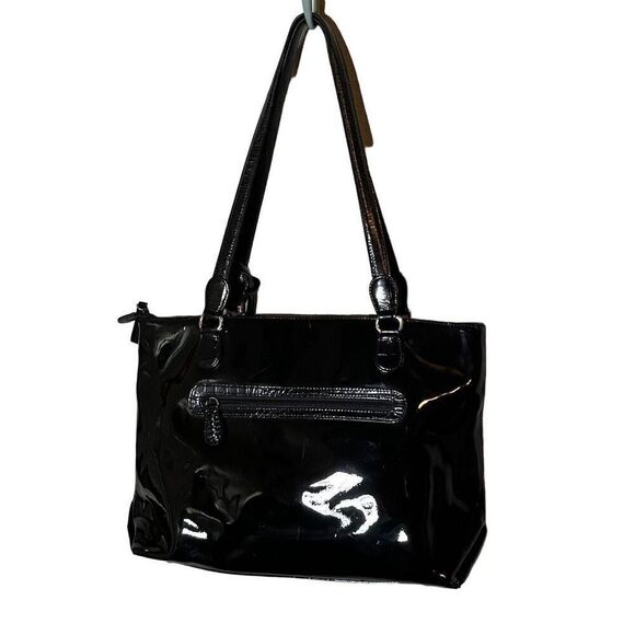 Patent Leather Brighton Handbag - Picture 6 of 13